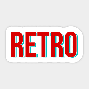 RETRO Sticker